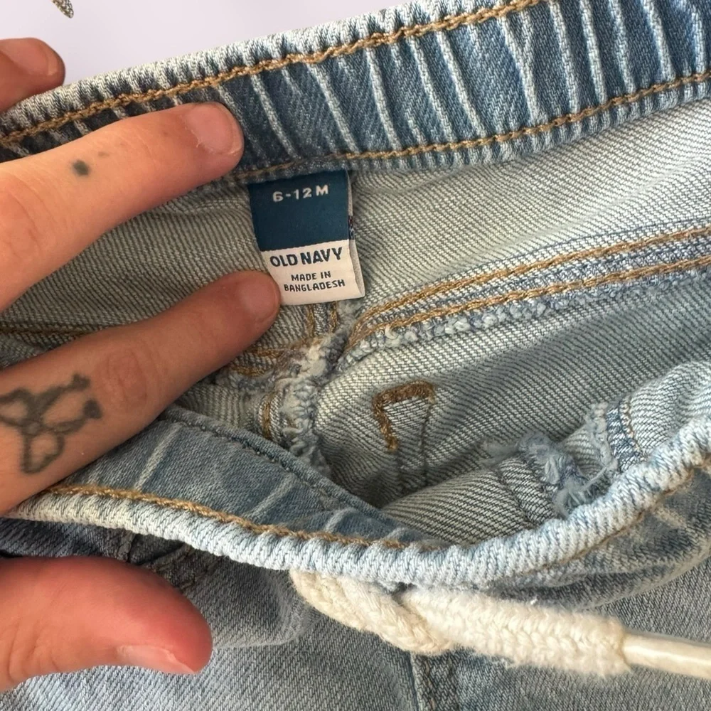 Old Navy Baby Denim Jogger Jeans 2-Pack Size 6–12 Months